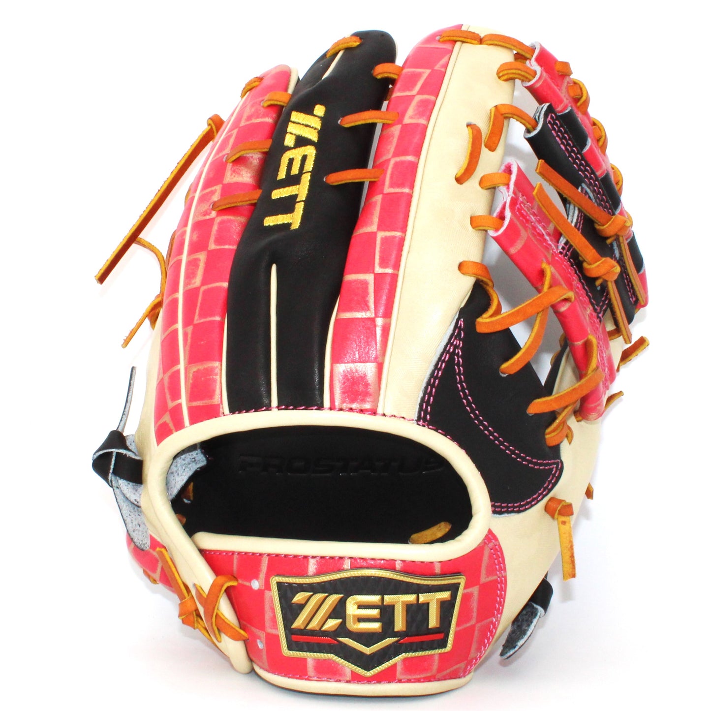 【ZETT】 PROSTATUS 限定 軟式用グラブ 内野手用 2024年母の日モデル